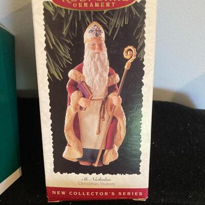 Collection of 9 Hallmark Keepsake Christmas Ornaments with Boxes