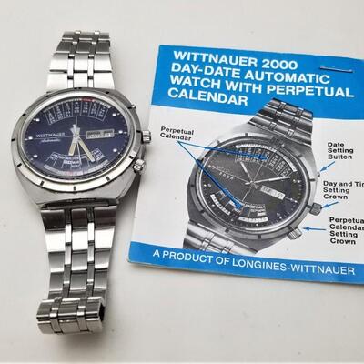 Lot #77  Wittnauer 2000 Automatic Watch w/booklet - works