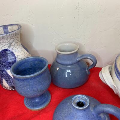 Blue and White Pottery Lot