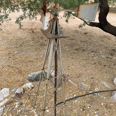 Outdoor Windmill Decor