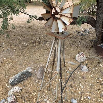 Outdoor Windmill Decor