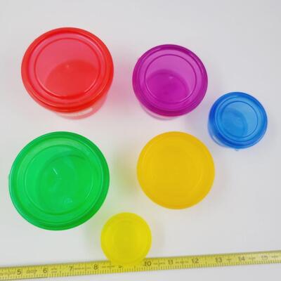 PLASTIC PORTAL PORTION CONTROL STORAGE CONTAINERS