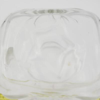 VINTAGE FEDERAL GLASSS SQUARE STAR PITCHER