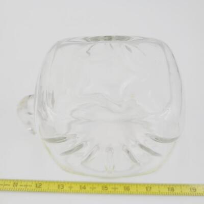 VINTAGE FEDERAL GLASSS SQUARE STAR PITCHER