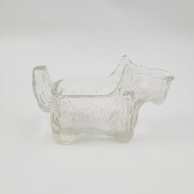 VINTAGE GLASS COLLECTABLE SCOTTY DOG