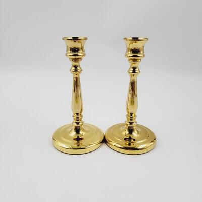 COPPER CRAFT BRASS CANDLE HOLDERS
