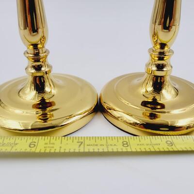 COPPER CRAFT BRASS CANDLE HOLDERS