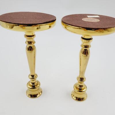 COPPER CRAFT BRASS CANDLE HOLDERS