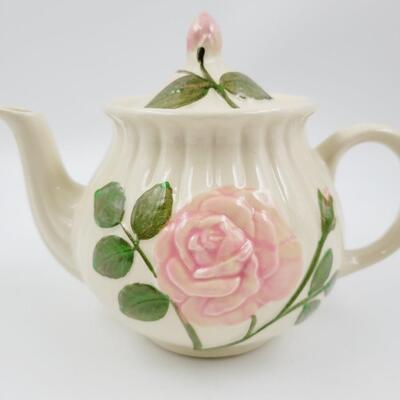 1950s SHAWNEE POTTERY ROSE TEA POT