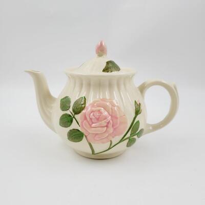 1950s SHAWNEE POTTERY ROSE TEA POT