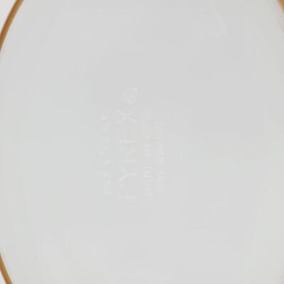 VINTAGE PYREX AMERICANA GOLD OVAL BAKING DISH W/ LID