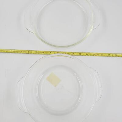 VINTAGE FIRE KING CLEAR BAKING DISHES