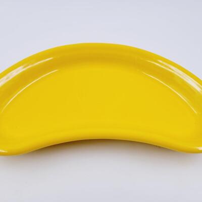 YELLOW FIESTA KIDNEY DISH