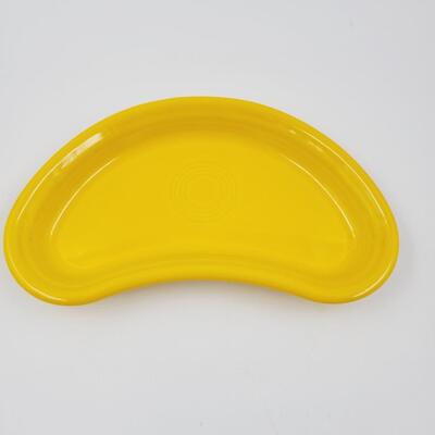 YELLOW FIESTA KIDNEY DISH