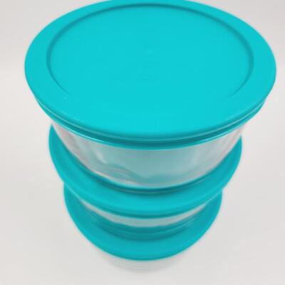 ANCHOR HOCKING LIDDED GLASS STORAGE CONTAINER SET