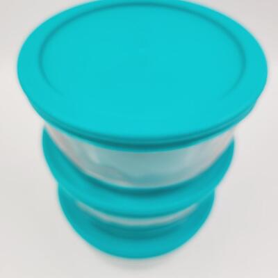 ANCHOR HOCKING LIDDED GLASS STORAGE CONTAINER SET
