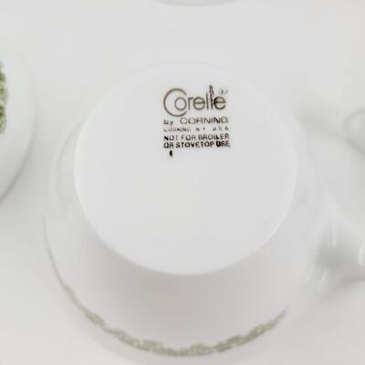 VINTAGE CORELLE SPRING BLOSSOM TEA CUP COLLECTION