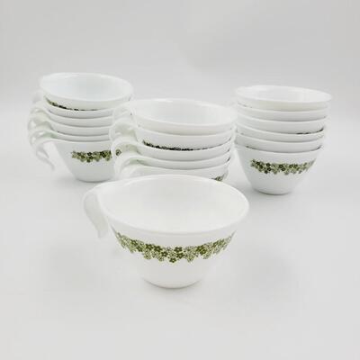 VINTAGE CORELLE SPRING BLOSSOM TEA CUP COLLECTION