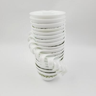 VINTAGE CORELLE SPRING BLOSSOM TEA CUP COLLECTION