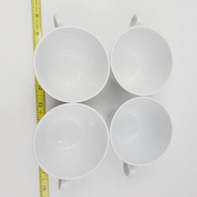 VINTAGE CORRELL SPRING DAISY COFFEE CUPS 4 PC