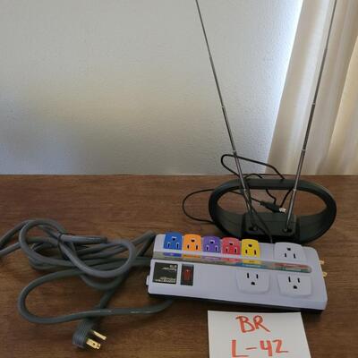 Power Strip and TV Antenna