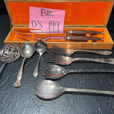 Antique serving utensils
