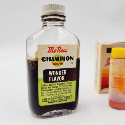VINTAGE FOOD COLORING ITEMS