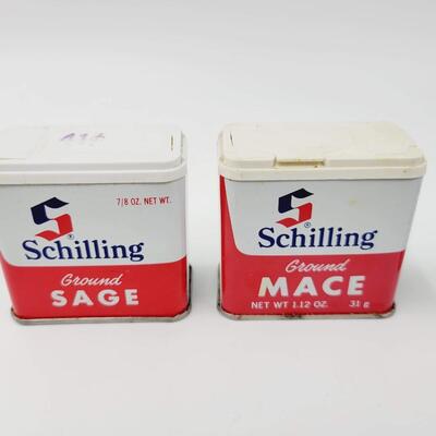 VINTAGE SCHILLING SEASONING CONTAINERS