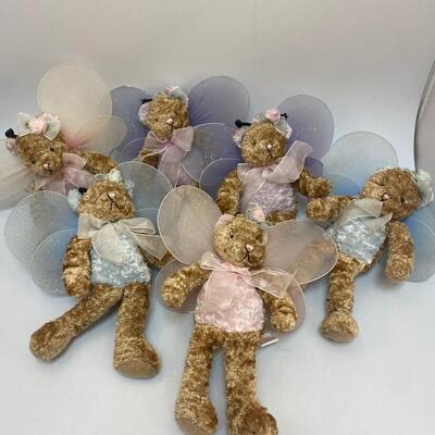 Fairy Teddy Bear Plush Stuffed Animal Lot