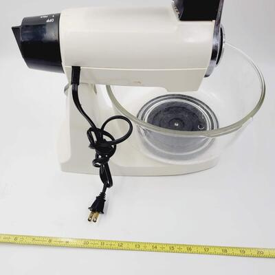 VINTAGE SUNBEAM COUNTER TOP MIXER W/ ACCESSORIES