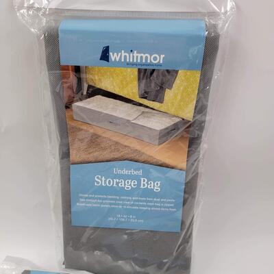 NEW 4 PC WHITMOR UNDER THE BED STORAGE BAG