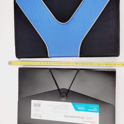 LIKE NEW PORTABLE FILE FOLDERS