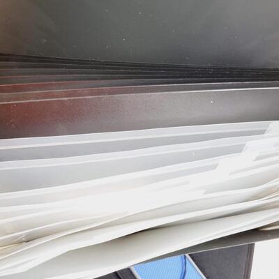 LIKE NEW PORTABLE FILE FOLDERS