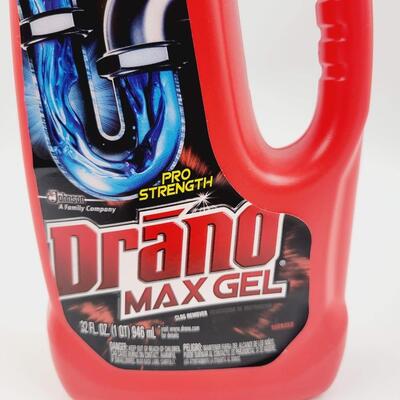 FULL BOTTLE OF DRANO MAX GEL
