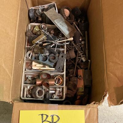 Box of plumbing parts