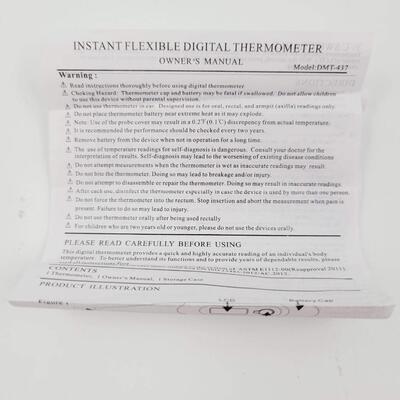 WORKING DIGITAL THERMOMETER W/ COVERS