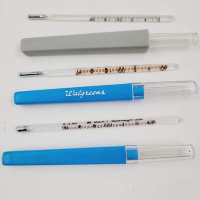 VINTAGE GLASS THERMOMETER BUNDLE