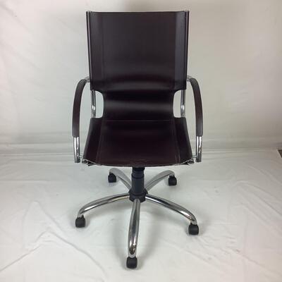 3012 West Elm Leather Office Chair
