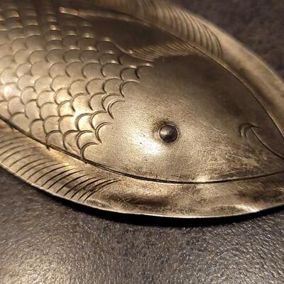 Lot 83: Vintage Made in Mexico Sterling Silver Fish Pin Brooch