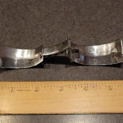 Lot 86: Vintage Native American Stering Silver Watch Band