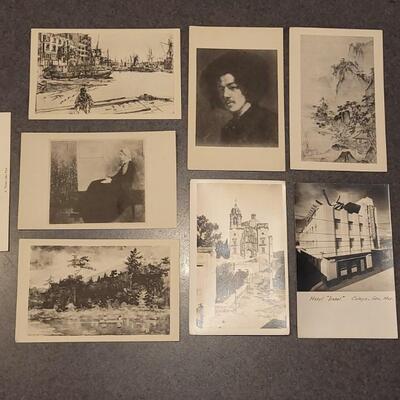 Lot 93: Assortment of Fine Art Unused Postcards