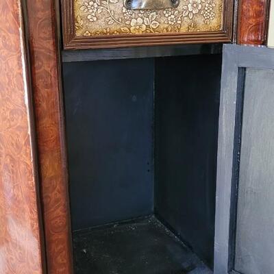 Lot 100: Side Table Storage Cabinet