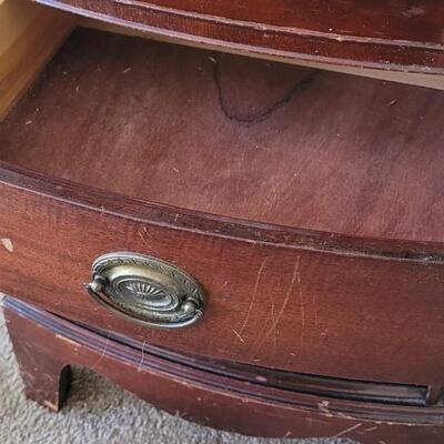 Lot 101: Antique Side Table with Drawer