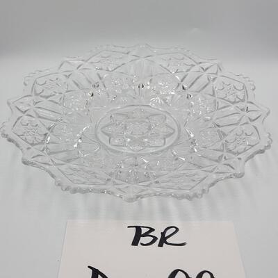 2 Pc Pressed Glass Lot