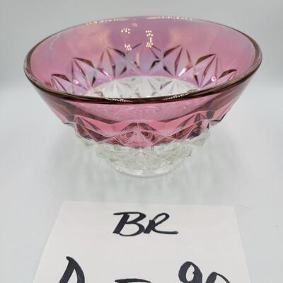 Cranberry Glass dish