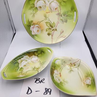 3 Pc Plate Decor Lot