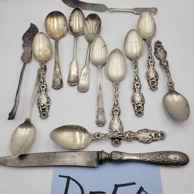 Antique Silverware in Box