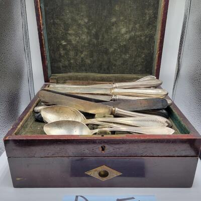 Antique Silverware in Box