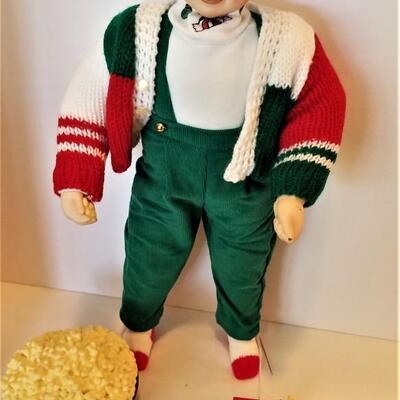 Lot #84  Ashton Drake Galleries Collector Doll - "Decorating the Tree - Ryan"