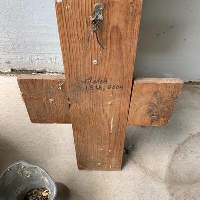 Rustic Decor Lot with Cross